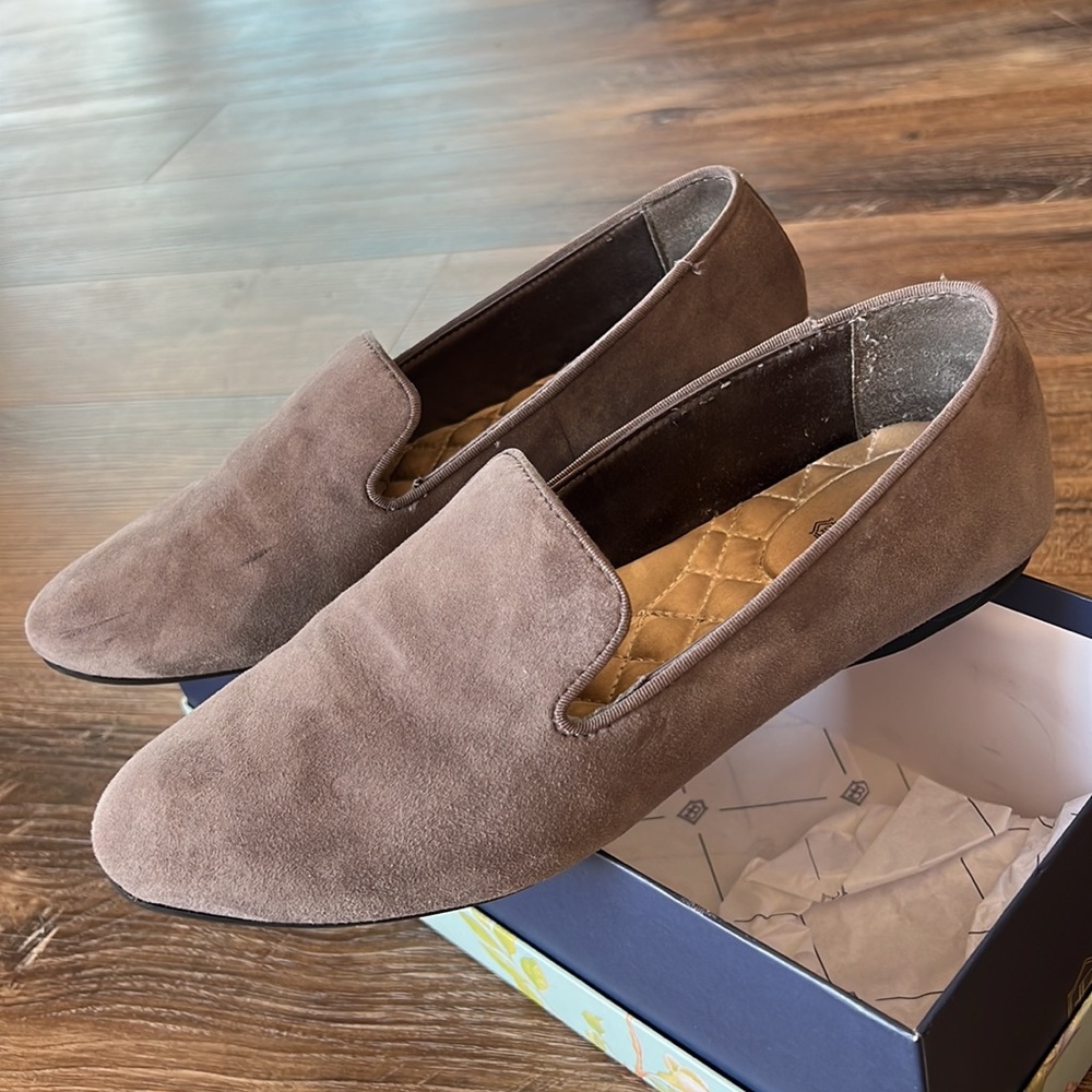 Birdies Starling Grey Suede size 7.5